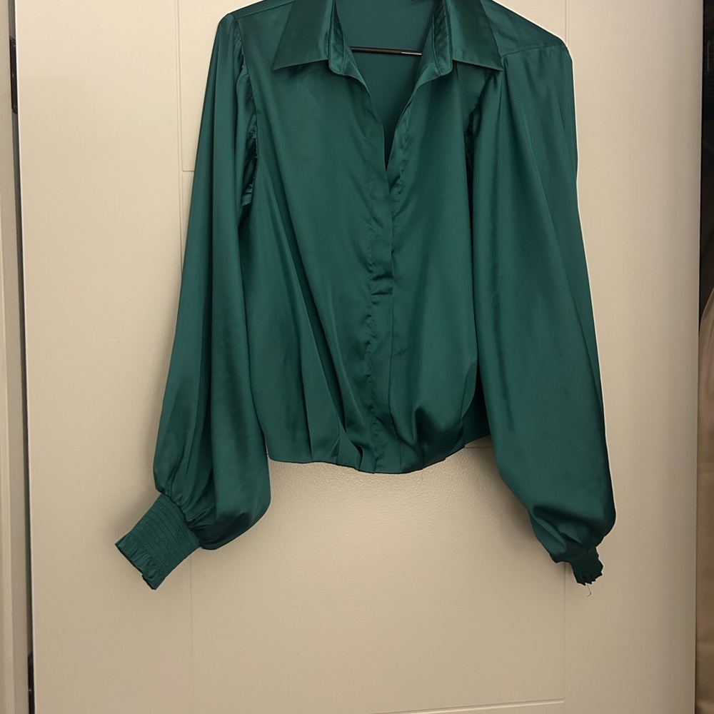 Emerald Green Women's Blouse
